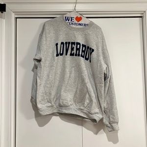 Loverboy gray crew neck